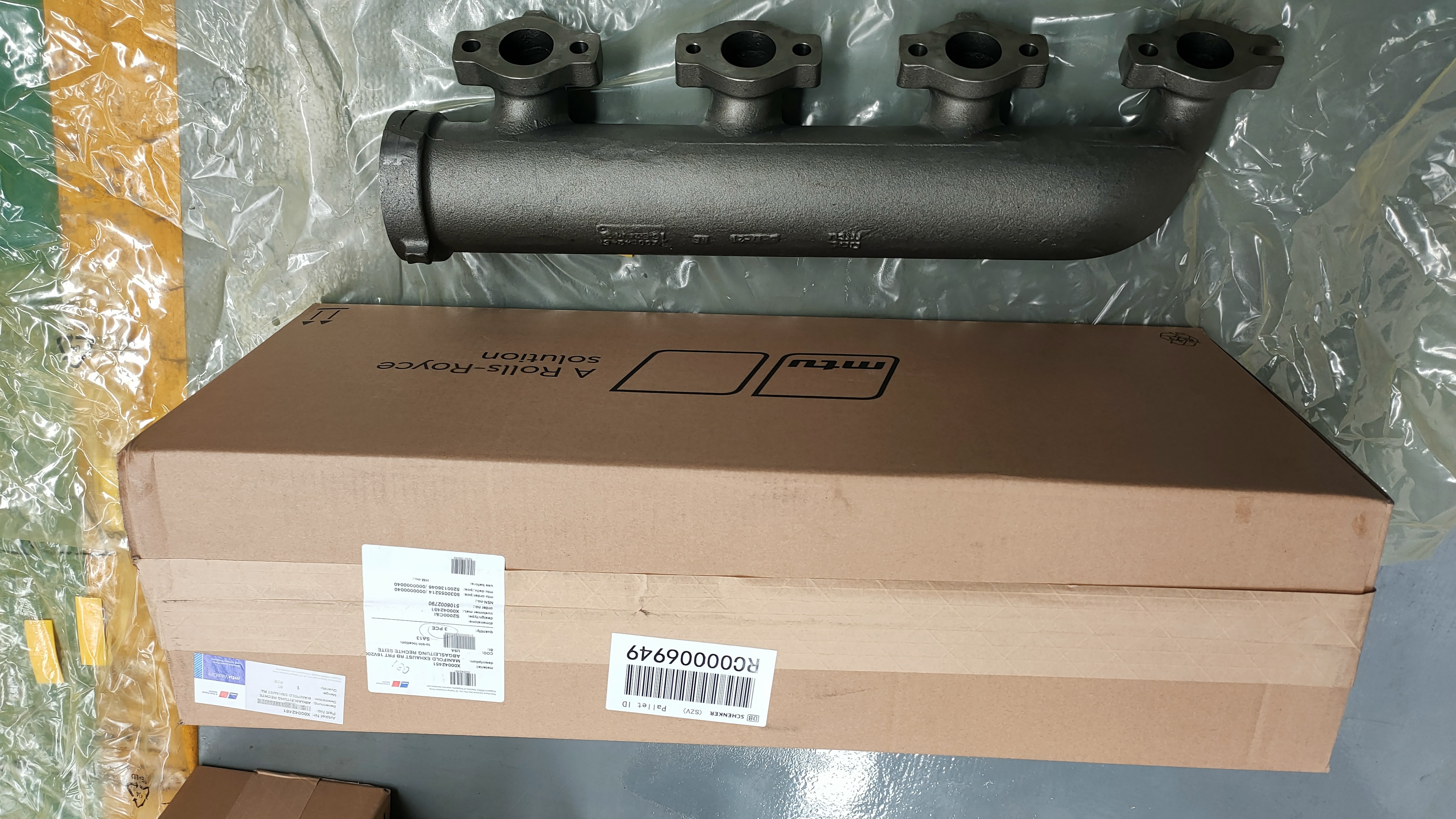 MTU16V2000排氣歧管X00042451